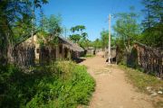 Small village in the interior of the Ibo island
