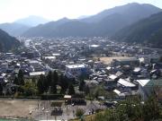 Ikuno as seen from the remains of Ikuno Castle.