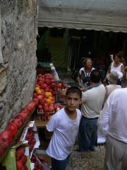 Pomegranate seller