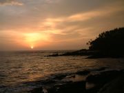 Sunset at the on a Kerala Beach. Sunset at the on a Kerala Beach.