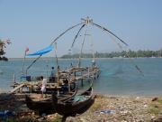 A loud creak-creak andthe fishermen haul up the nets
