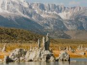 Mono Lake with the Sierra Nevada Mountains in the background