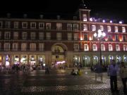 Plaza mayor at night