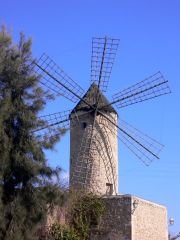 Old windmill - not many left in the island