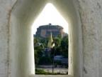 View of Mingun Pagoda from Hsinbyume Pagoda