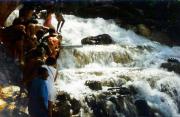 Climbing Dunn's River Falls