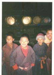 monks that I met in the Kingdom of Mustang