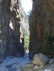 The Iron Gate - the narrowest place of the gorge