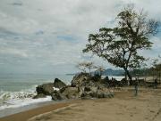 The beach at pelabuhanratu