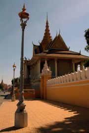 The main street in Phnom Penh