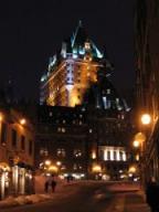 Château Frontenac at night