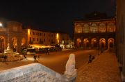 Piazza Cavour at night