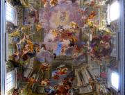 Illusionistic ceiling of Sant'Ignazio...yum..