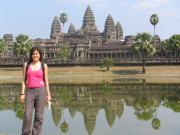 Walking in Angkor Wat