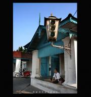 An Old Traffic Light inside Kraton Kasunanan, The House of Java King