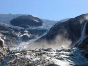 Kjenndalsbreen glacier, Loen, Stryn. Kjenndalsbreen glacier, Loen, Stryn.