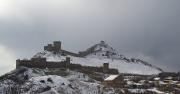 Genoa fortress in winter