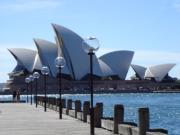 View of Sydney Opera House from Hyatt Hotel.