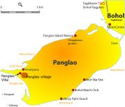 Map of Panglao-Courtesy of Panglao Villa