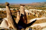 The only fairy chimneys near Ürgüp, some 2km northwest from the town centre.