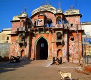 Ramnagar. One of the entrances to the maharaja's palace.