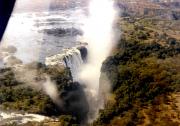Birds eye-view of Victoria Falls