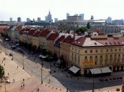Krakowskie Przedmiescie Street, seen from a church bell tower.