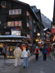 Zermatt's Main Street
