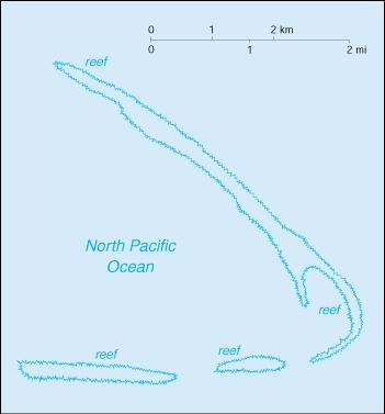 Map of Kingman Reef