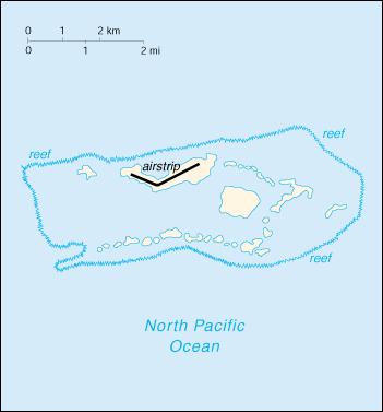 Map of Palmyra Atoll