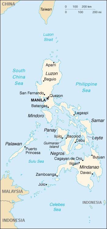 Map of Philippines