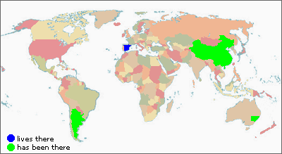 Travel map