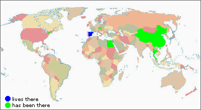 Travel map