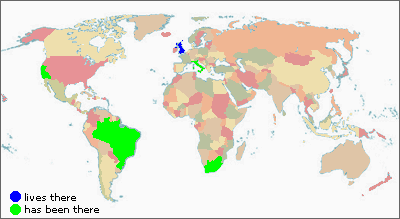 Travel map