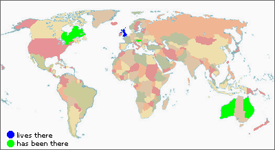 Travel map