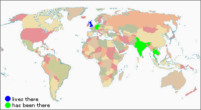 Travel map