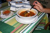 Halaszle (the fish soup)