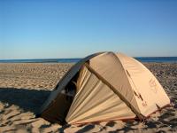 Warnemuende - camping on the beach