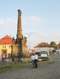 Watching the Sunset from the Town Square