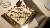 With birthay cake to Oman...
