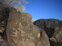 Petroglyphs and Dirt Roads in New Mexico