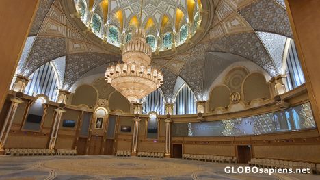 Postcard Watan Palace interior