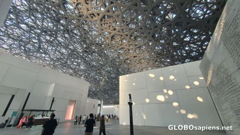 Postcard In the Abu Dhabi Louvre
