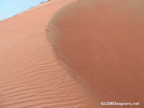 Postcard Red Sand Dunes
