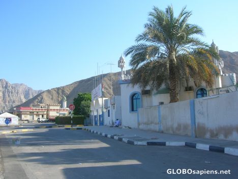 Postcard Heading to the border with Ras Musandam