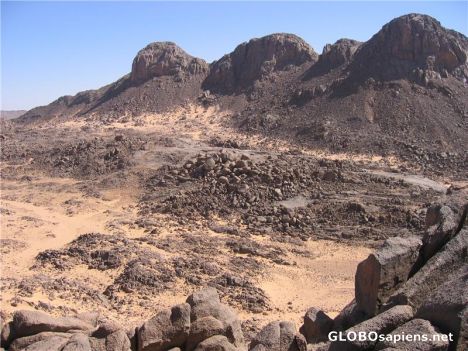 Postcard Rocky Tassili Massif