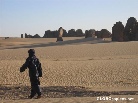 Sun Sets over Tassili