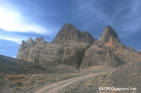 Postcard Track into Hoggar Mountains