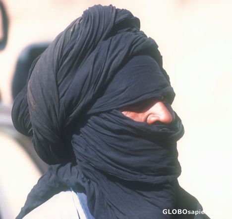 Postcard Portrait of Touareg