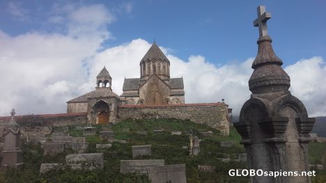 Postcard Gandzasar Monastery